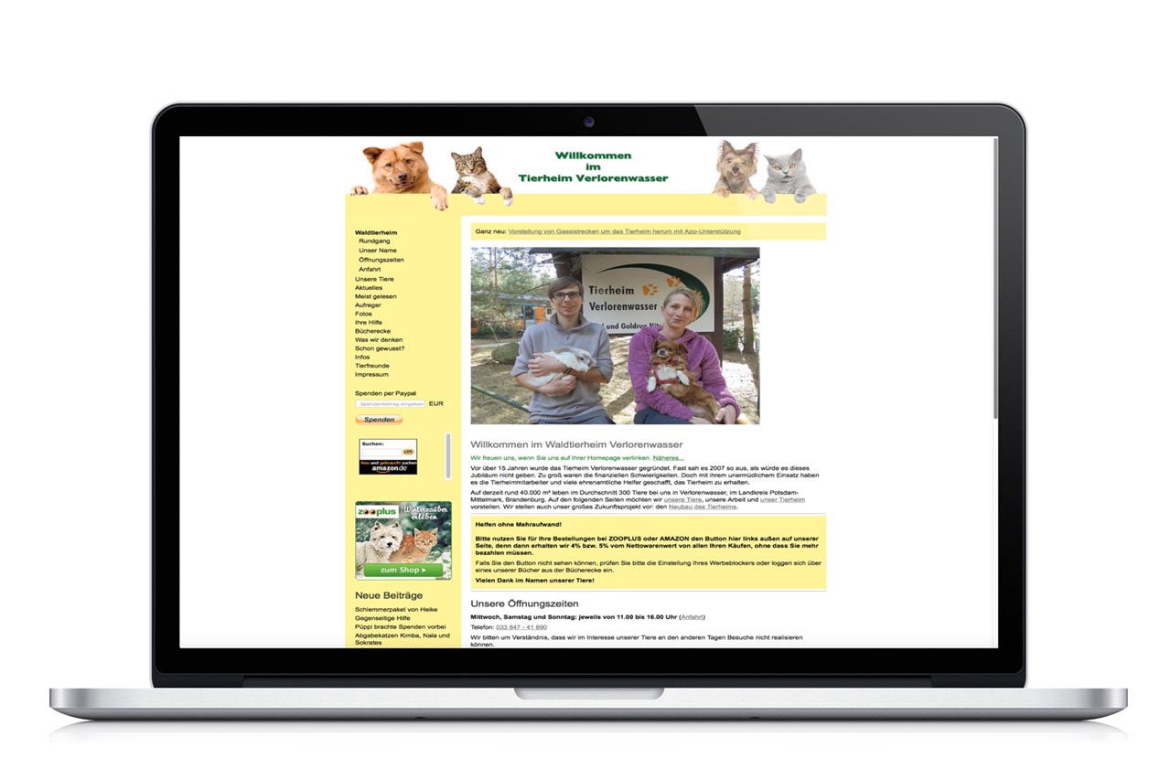 2018 - mehr als 2.000 tägliche Besucher auf der Homepage