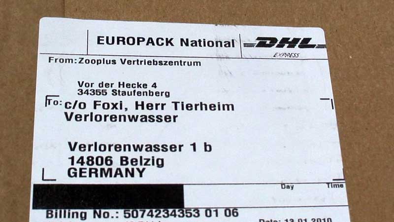 Post für Herrn Foxi